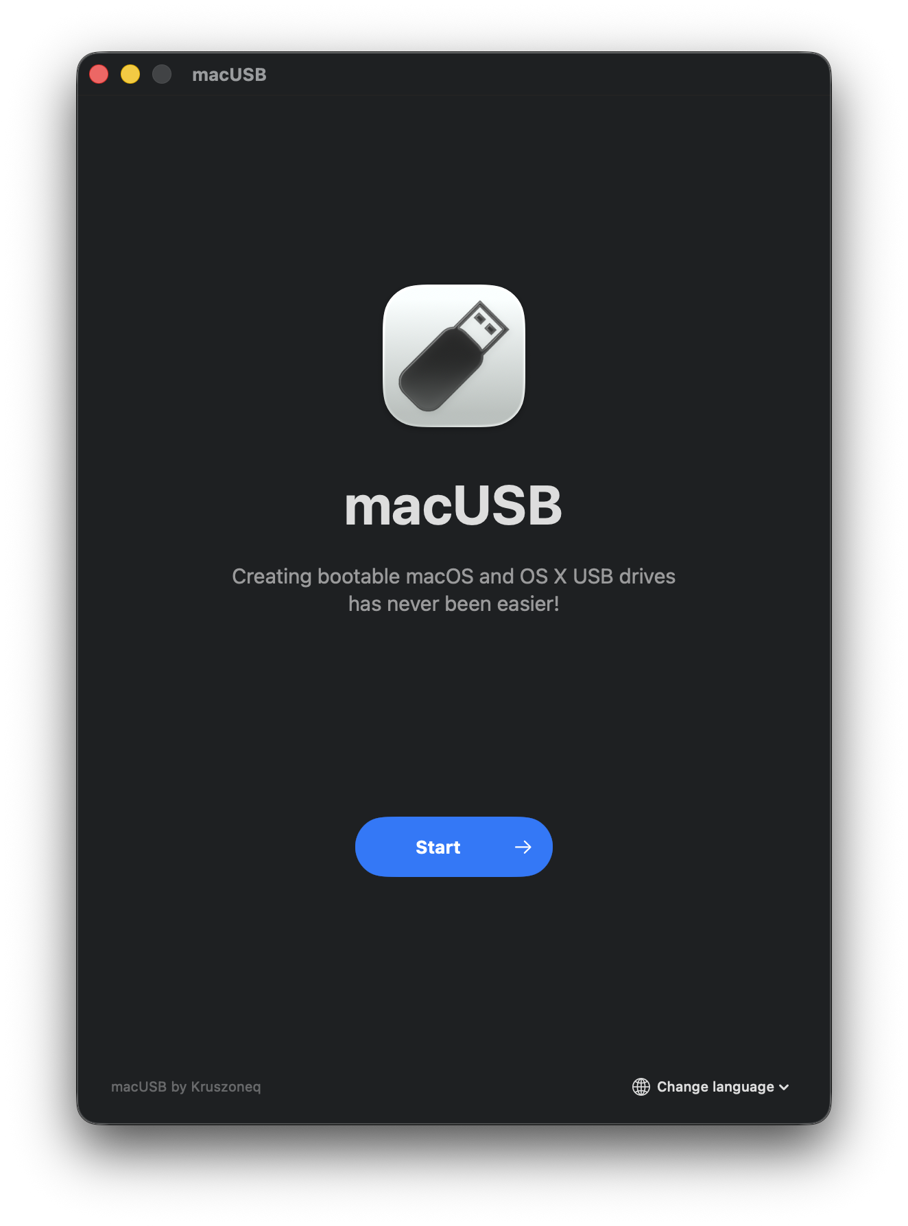 macUSB — Welcome